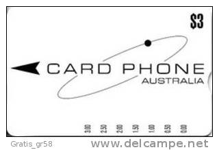 Australia - Card Phone, $3 Generic Card, %7850ex, 11/94, Used - Australie