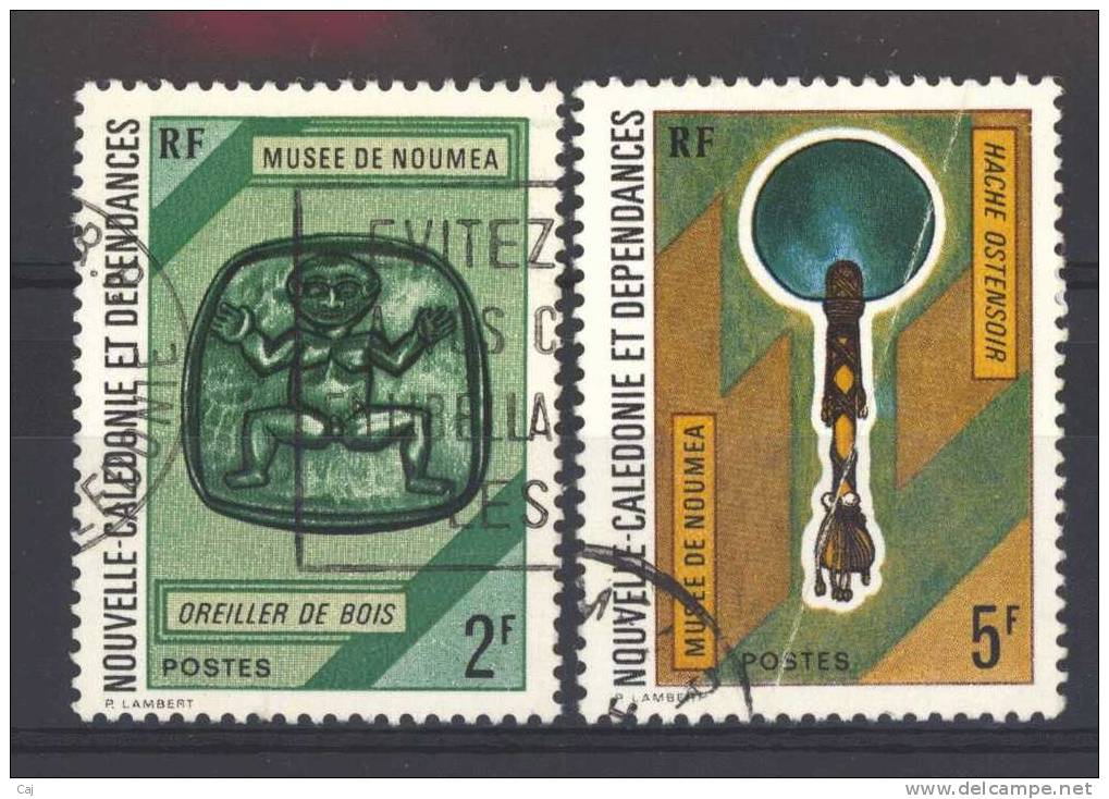 Nouvelle Calédonie  -  1972  :  Yv  382-83  (o) - Usados