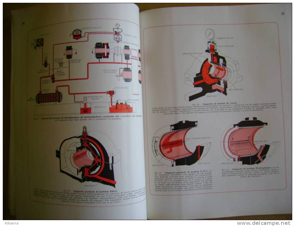 PU/14 LUBRIFICAZIONE TURBINE A VAPORE Socony-Vacuum Italiana - Genova - Gargoyle Lubricants 1955 - Scientific Texts