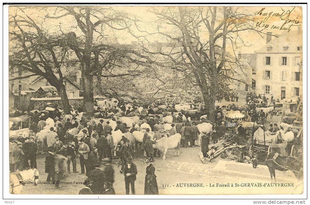 SAINT GERVAIS - Le Foirail - Saint Gervais D'Auvergne