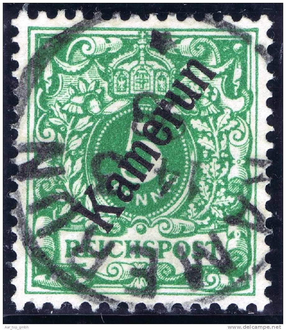 Deutsche Post In Kamerun 1898-03-14 Kamerun Mi#2 Ideal Gestempelt - Kamerun