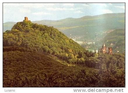 Blick Vom Petersberg Auf Drachenfels Und Drachenburg - Petersberg