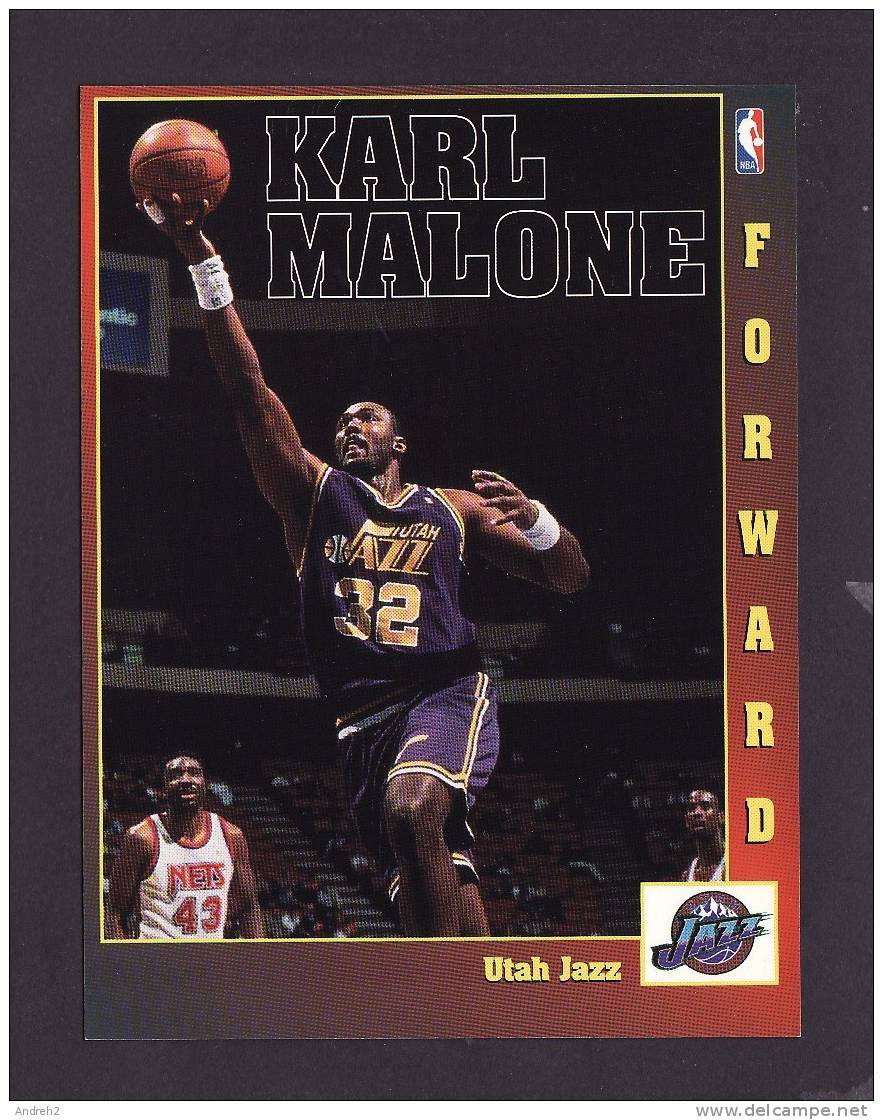 SPORTS - BASKETBALL - NBA -  KARL MALONE  -  UTAH JAZZ - Basket-ball