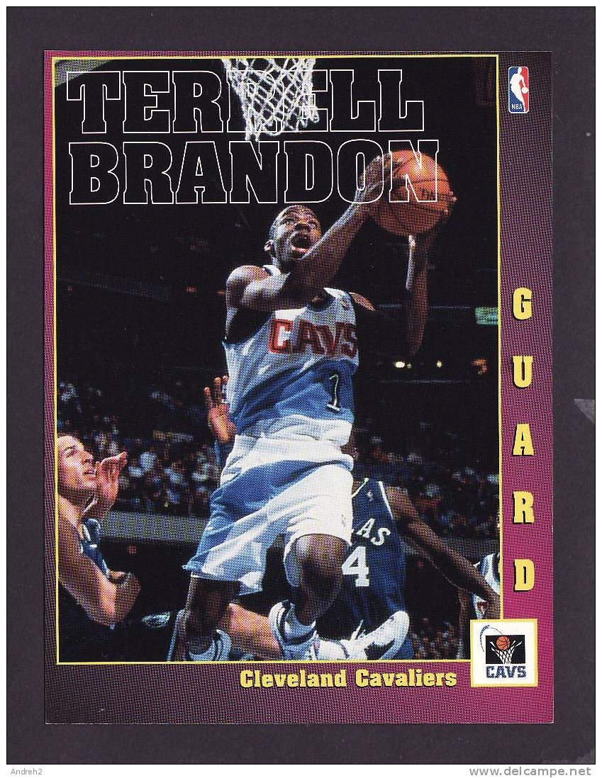 SPORTS - BASKETBALL - NBA -  TERRELL BRANDON  -  CLEVELAND CAVALIERS - Basket-ball