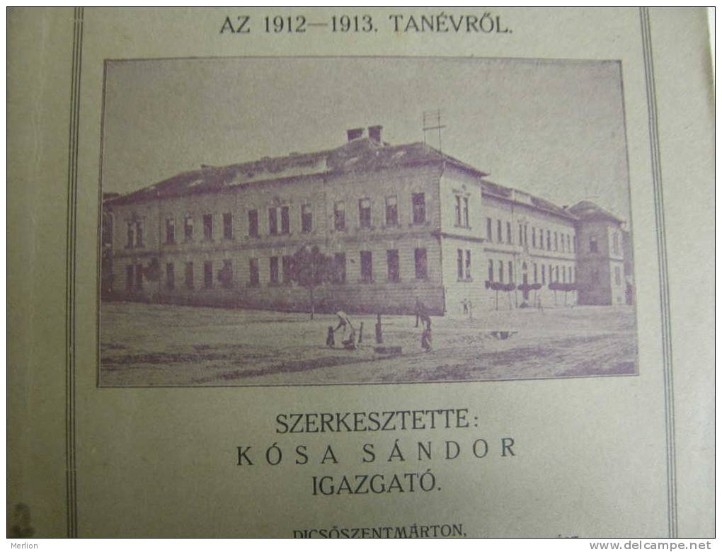 Dicsöszentmárton School Almanach 1913 Romania Hungary   Booklet    L1 - Oude Boeken