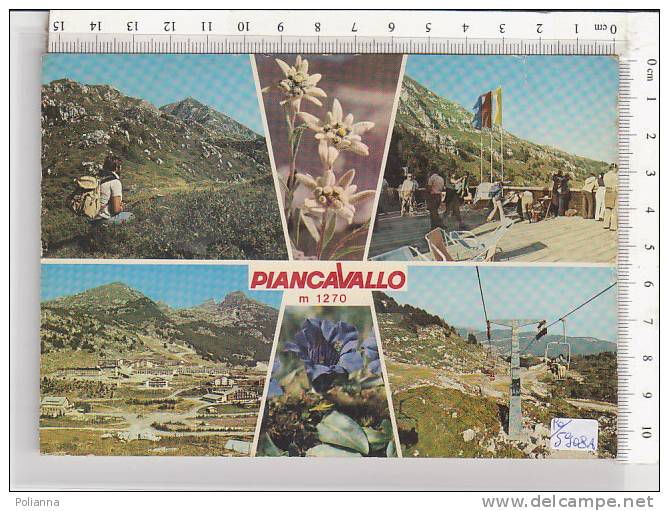 PO5508A# PORDENONE - PIANCAVALLO - Vedutine SEGGIOVIA - ESCURSIONISTA  VG Aviano 1977 - Pordenone