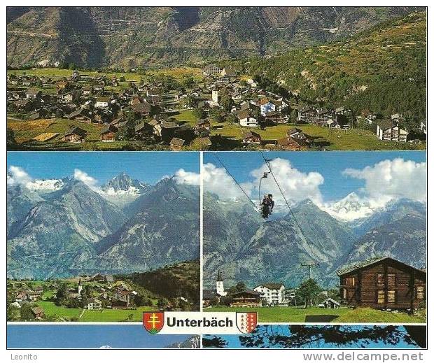 Unterbäch 4 Ansichtskarten Ab 1985 - Unterbäch