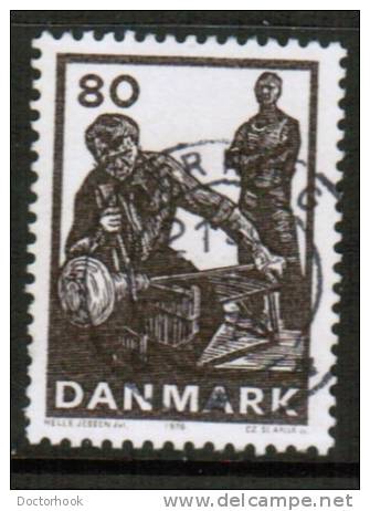 DENMARK   Scott #  594  VF USED - Usado