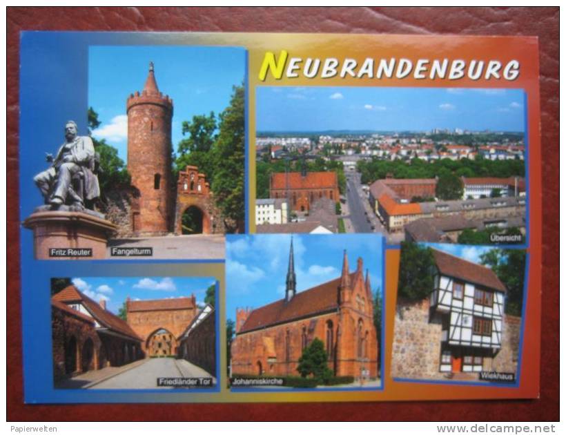 Neubrandenburg - Mehrbildkarte - Neubrandenburg