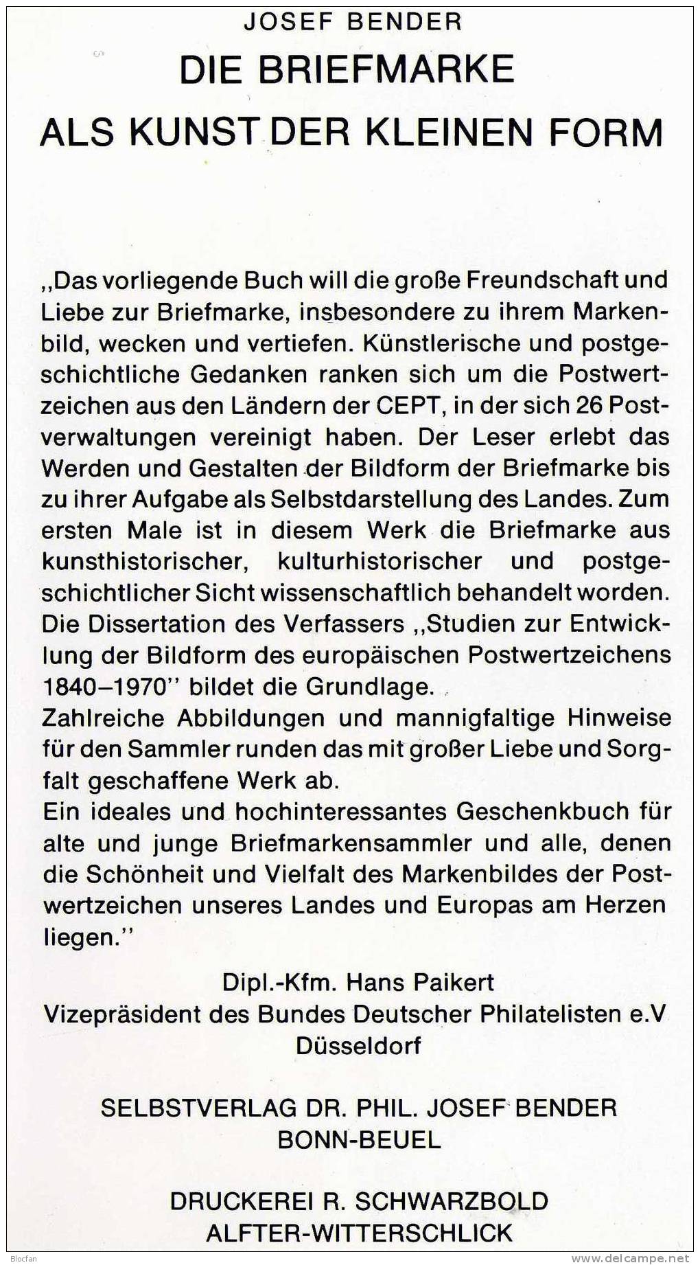 Die Briefmarke Als Kunst 1977 Antiquarisch 20€ Fachbuch Für Sammler Zum Entstehen Der Postwertzeichen Als Kunstwerk - Autres & Non Classés