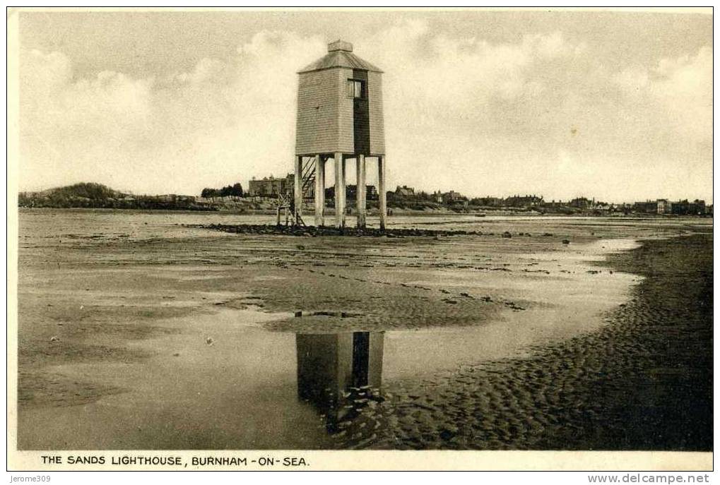 ROYAUME-UNI - BURNHAM-ON-SEA - CPA - Burnham-on-Sea, The Sands Lighthouse - Sonstige & Ohne Zuordnung