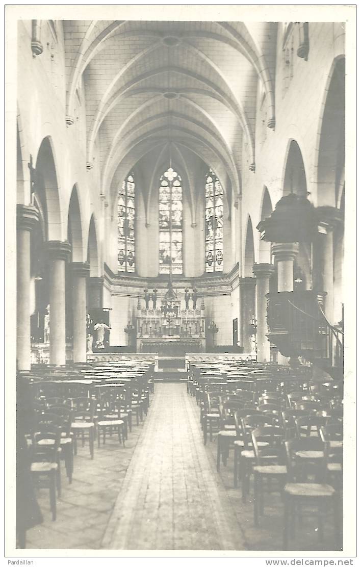 59.  SIN-LE-NOBLE.  CARTE PHOTO. INTERIEUR DE L'EGLISE NOTRE-DAME. GROS PLAN. - Sin Le Noble