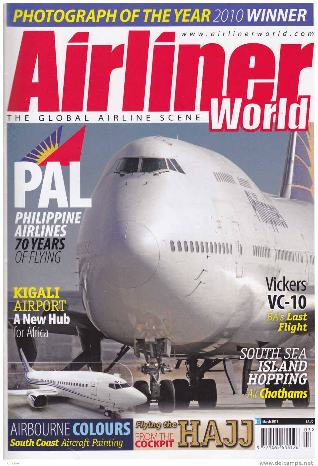 Airliner World 03 March 2011 PAL Philippine Arlines 70 Years Of Fying - Verkehr