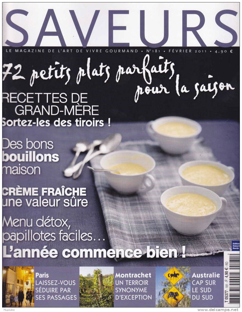 Saveurs 181 Février 2011 - Küche & Wein