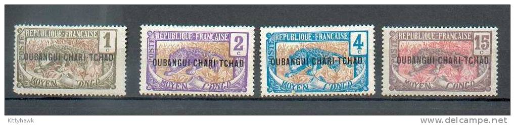 OUB 16 - YT 1-2-3-6-13-14-15 (rousseur Au Verso)-16-17 * - Unused Stamps