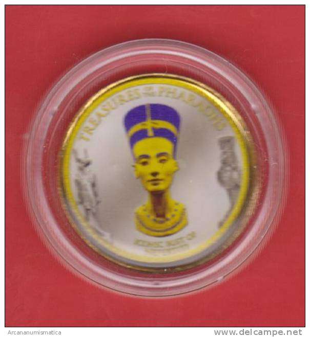 EGIPTO    1  LIBRA  "NEFERTITI"  (edición Limitada A 5.000 Piezas)     SC/UNC    DL-9822 - Egypte