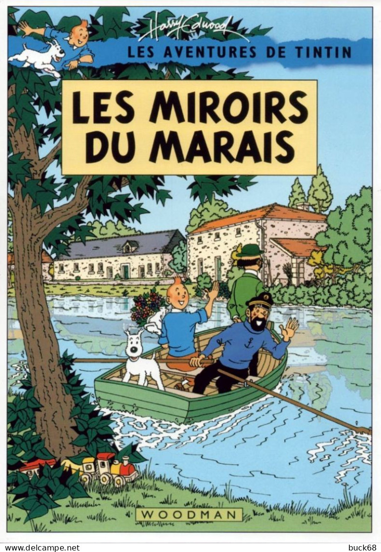 Couverture Fictive N° 7 De TINTIN Au Format A4  80 G (dessin Harry Edwood) KUIFJE HERGE - Hergé