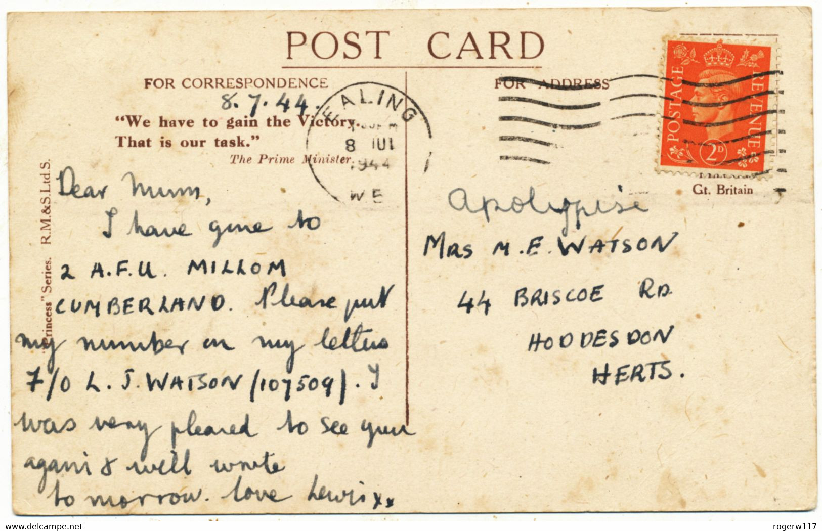 Greetings From Shrewsbury, 1944 Multiview Postcard - Shropshire