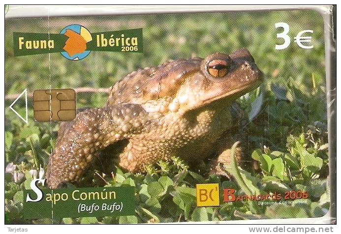 P-592 TARJETA DE ESPAÑA DEL  SAPO COMUN (FROG)  NUEVA-MINT - Privatausgaben