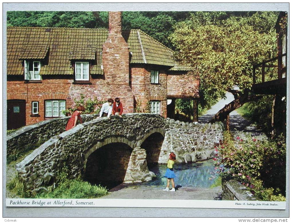 Packhorse Bridge At Allerford, Somerset, Brücke Bridge Pont - Sonstige & Ohne Zuordnung