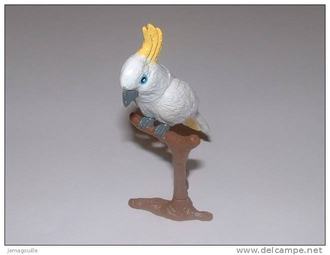 Figurine - Perroquet Blanc - Hauteur 6,5 Cm - Vogels