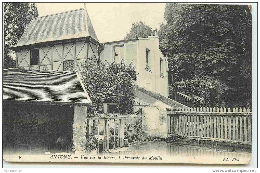 DEP 92 ANTONY VUE SUR LA BIEVRE L'ABREVOIR DU MOULIN - Antony