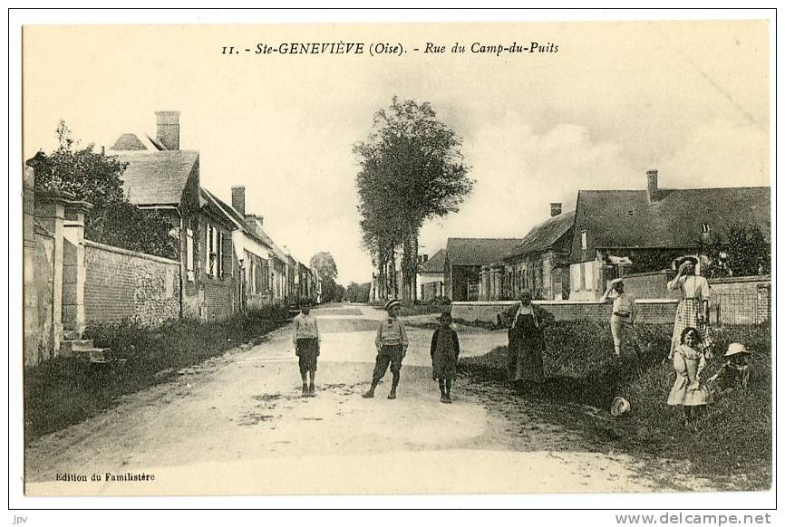 60 - STE GENEVIEVE. Rue Du Camp Du Puits. - Sainte-Geneviève