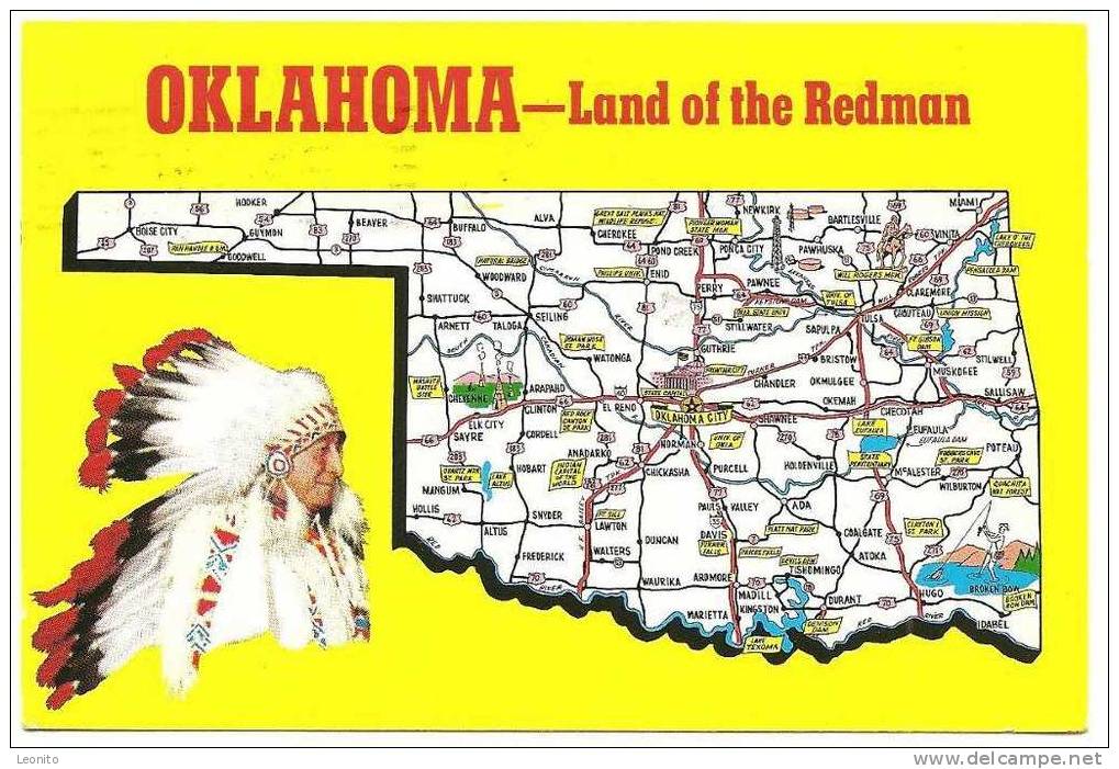 Oklahoma Land Of The Redman 1989 - Autres & Non Classés