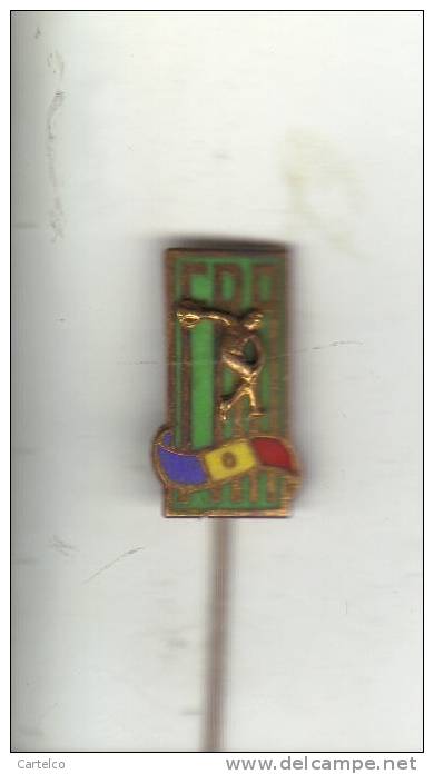 Romanian Athletics Federation Pin Badge - Atletiek