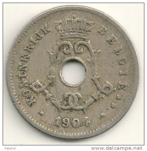 Belgium Belgique Belgie Belgio 5 Cents FL KM#55 1904 - 5 Cents