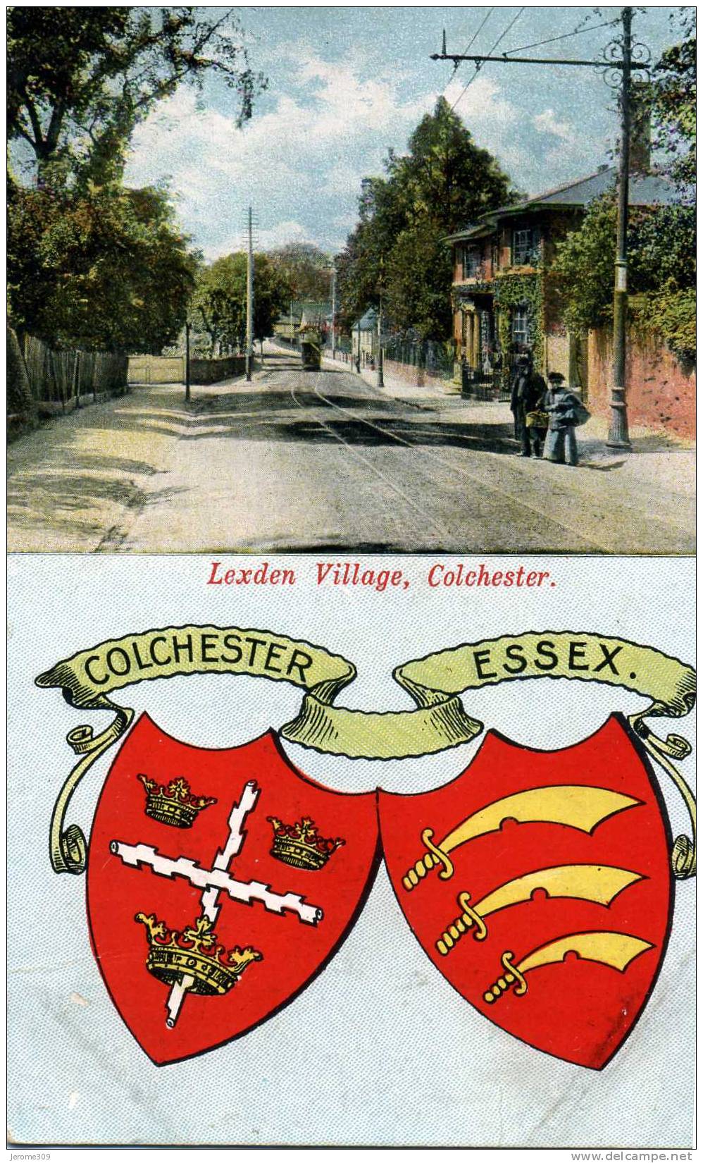 ROYAUME-UNI - COLCHESTER - CPA - N°2075 - Colchester, Lexden Village - Colchester