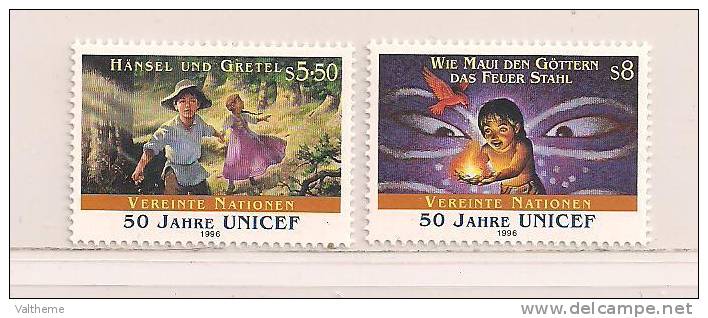 N. U.  VIENNE    ( NUVI - 25  )  1996  N° YVERT ET TELLIER  N°  238/239   N** - Neufs