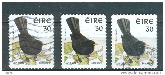 Ireland, Yvert No 1067b (different Types In Colour And Perforation) - Gebraucht