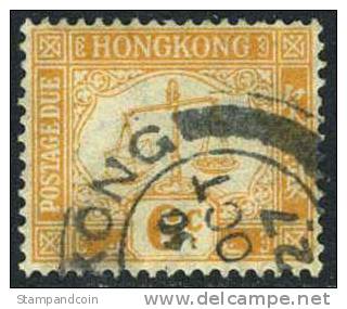 Hong Kong J4 Used Postage Due From 1923 - Segnatasse