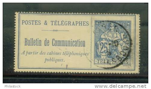 FRANCE Téléphone. N° 24 Obl. - Télégraphes Et Téléphones