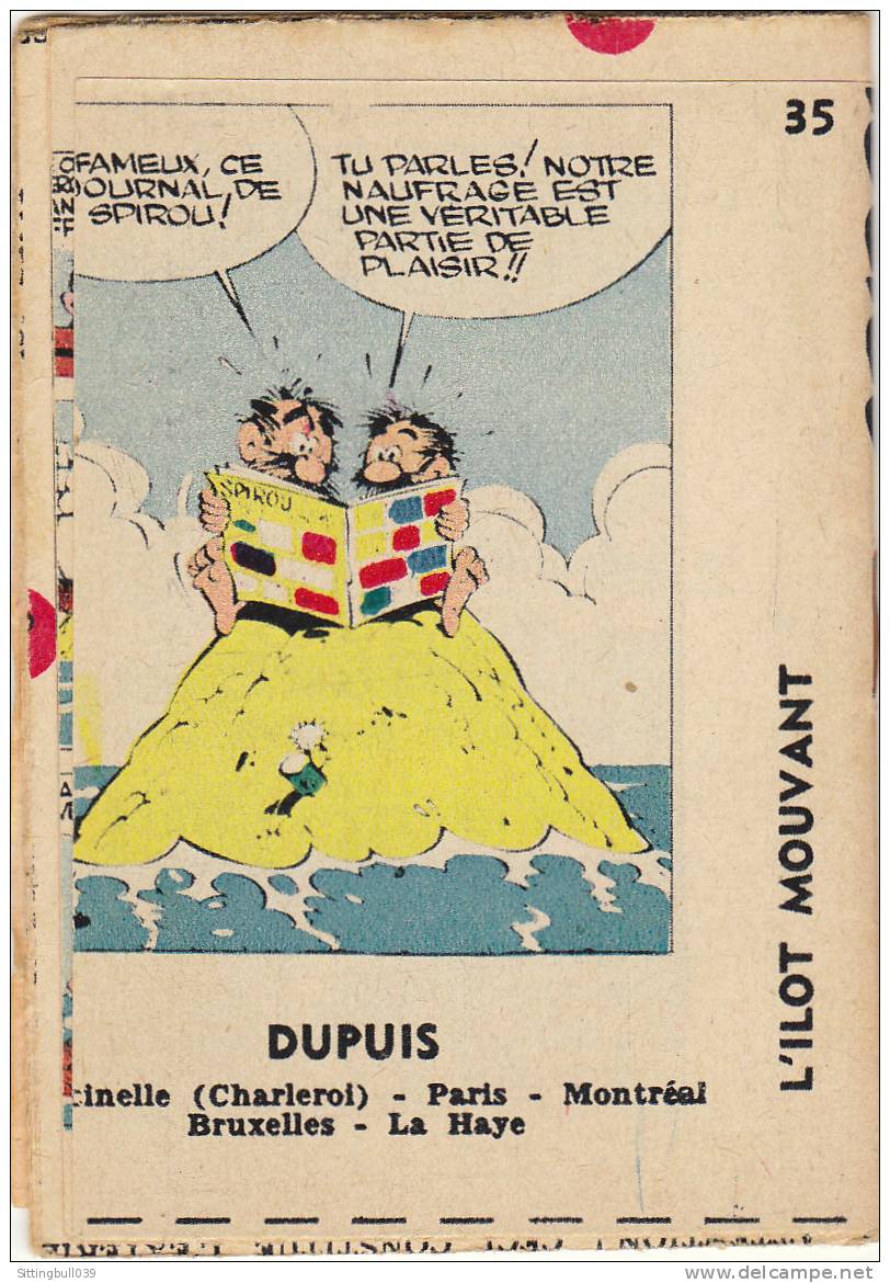 MINI-RECIT De SPIROU. N° 35. L' Îlot Mouvant. REMACLE.. 1960. Dupuis Marcinelle. - Spirou Magazine