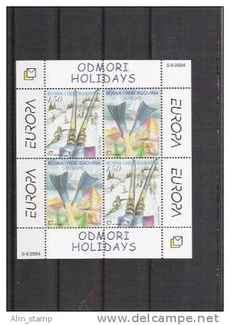 Bosnien- Herzegowina  Kroat . Post Mostar  Herceg Bosna    2004 Yv. BF 4   Mi Block 4 **MNH - 2004