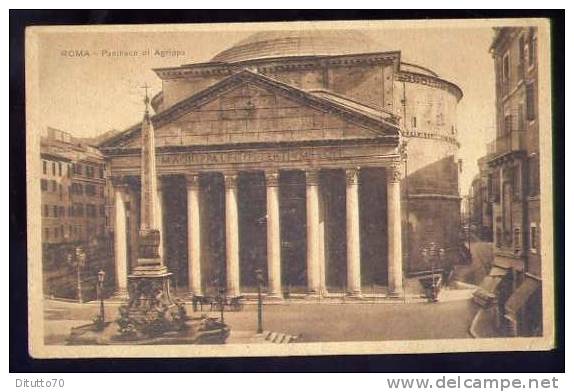 Roma - Pantheon E Agrippa - 3553 - Viaggiata - Pantheon