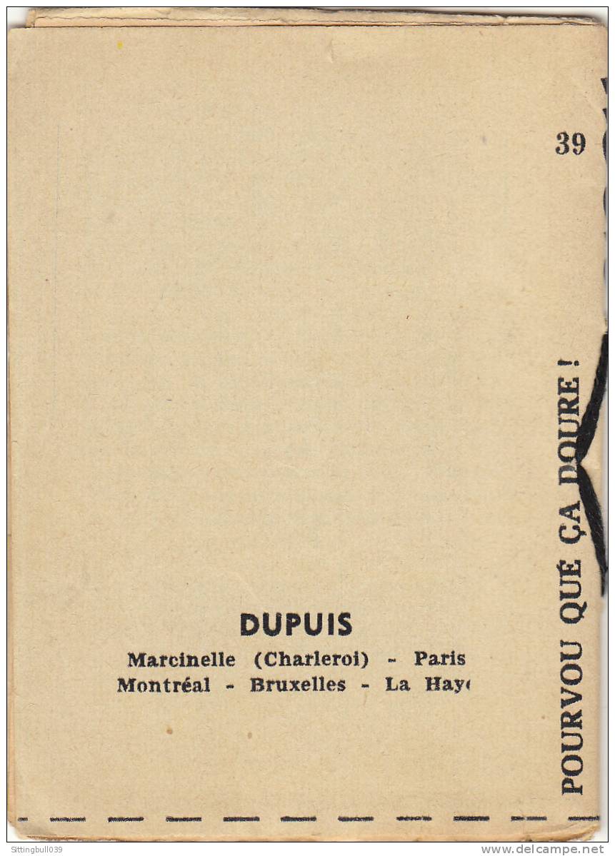 MINI-RECIT De SPIROU. N° 39. Pourvou Qué ça Doure !. PAGE. 1960. Dupuis Marcinelle. - Spirou Magazine