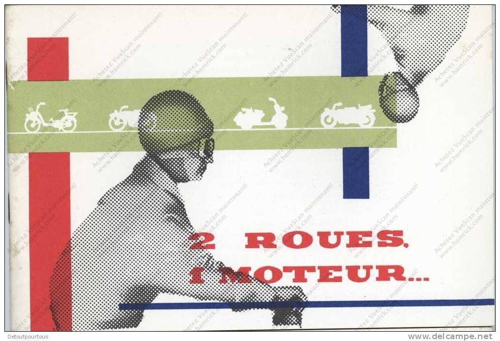 2 Roues 1 Moteur INS Sécurité Sociale Au Service De La Prévention 1956 32 Pages - Transports