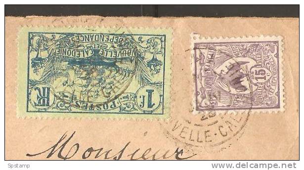 New Caledonia 1925 Clean Cover Noumea To New Allschivil Switzerland 1Fr15 Franking - Briefe U. Dokumente