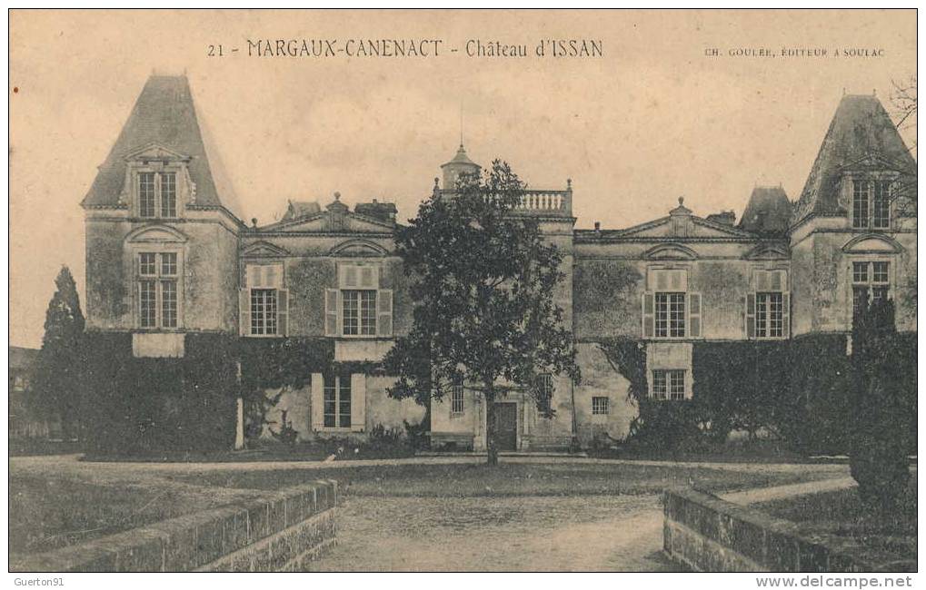 CPA (33)   MARGAUX-CANENACT  /  Château D'Issan - - Margaux