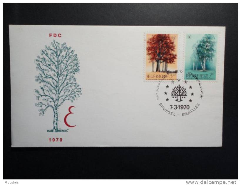 FDC BELGIQUE BELGIUM - 1970 - Non Classificati