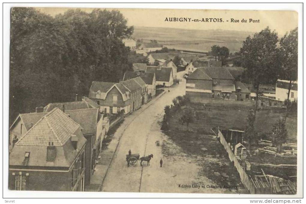 AUBIGNY En ARTOIS. -  Rue Du Pont - Aubigny En Artois