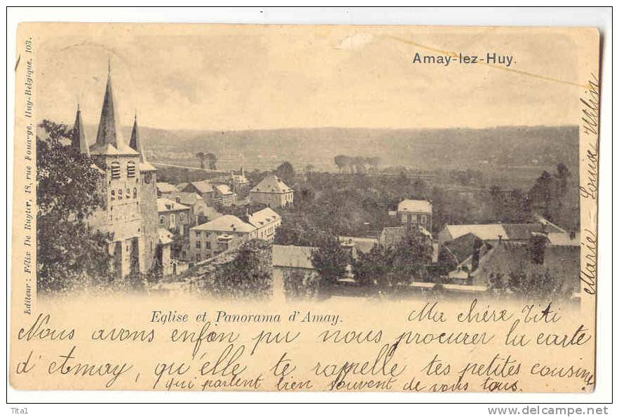 D4992 - Amay-lez-Huy - Eglise Et Panorama D' Amay - Amay