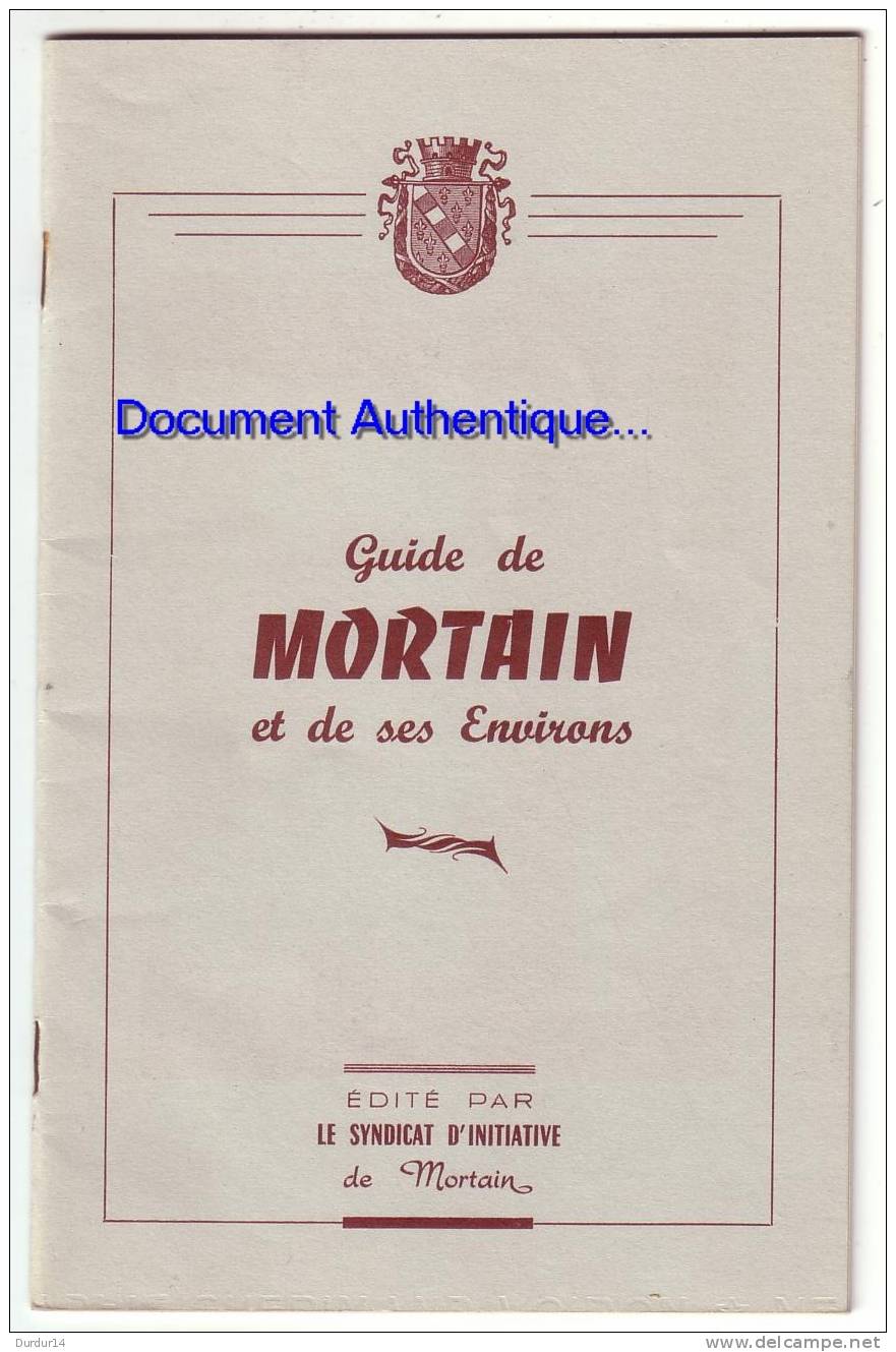MORTAIN Et De Ses Environs ( Manche ) Plaquette De 35 Pages...de 1958... - Normandie