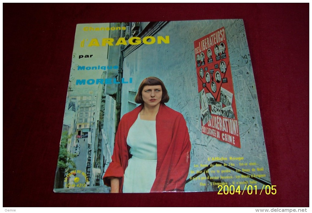 MONIQUE  MORELLI     °  CHANSONS D'ARAGON - Formats Spéciaux