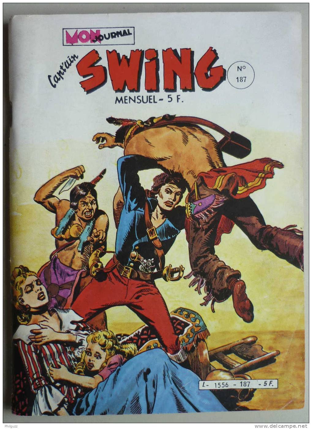 PETIT FORMAT PF CAP'TAIN SWING N° 187 (3) MON JOURNAL PUMA NOIR - Captain Swing