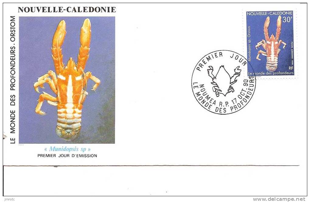 Lettre     FDC  1990   Monde Des Profondeurs (351) - Cartas & Documentos