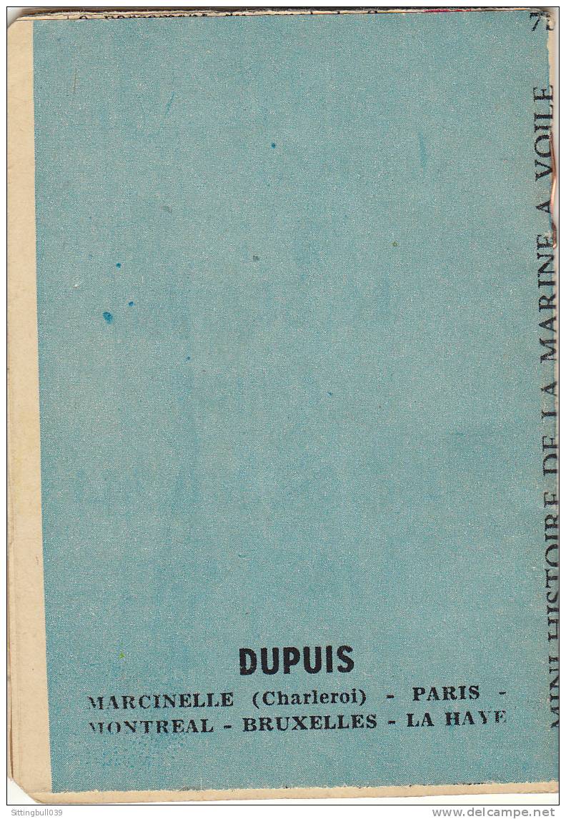 MINI-RECIT De SPIROU. N° 75. Mini-Histoire De La Marine à Voile. REMACLE. 1961. Dupuis M - Spirou Magazine